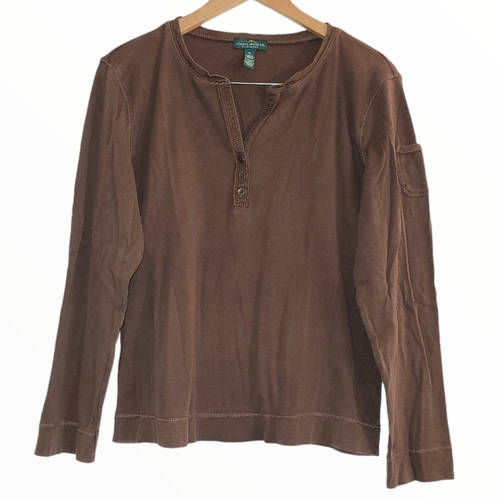 Women's Lauren Jeans Co Henley Top